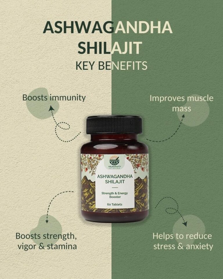 Ashwagandha Shilajit Tablets | Stamina | Energy Booster - 60 Tabs