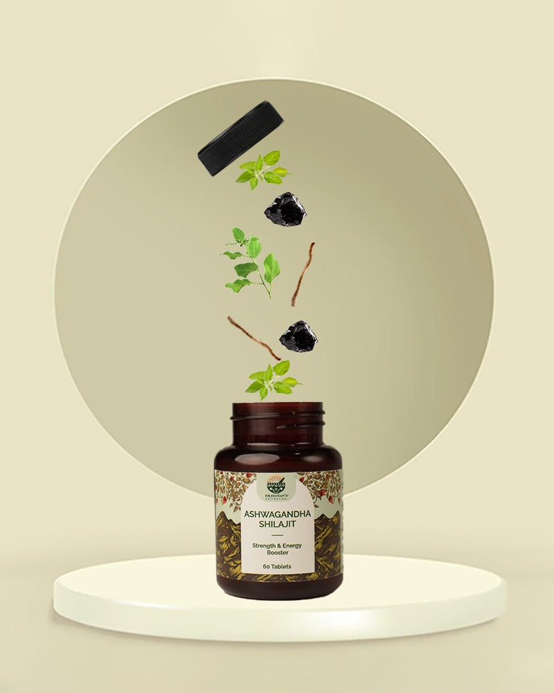 Ashwagandha Shilajit Tablets | Stamina | Energy Booster - 60 Tabs