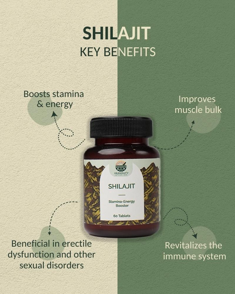 Shilajit Tablets | Strength & Stamina Booster - 60 Tab